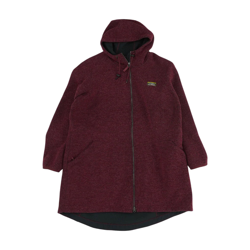 Burgundy Plus Solid Jacket