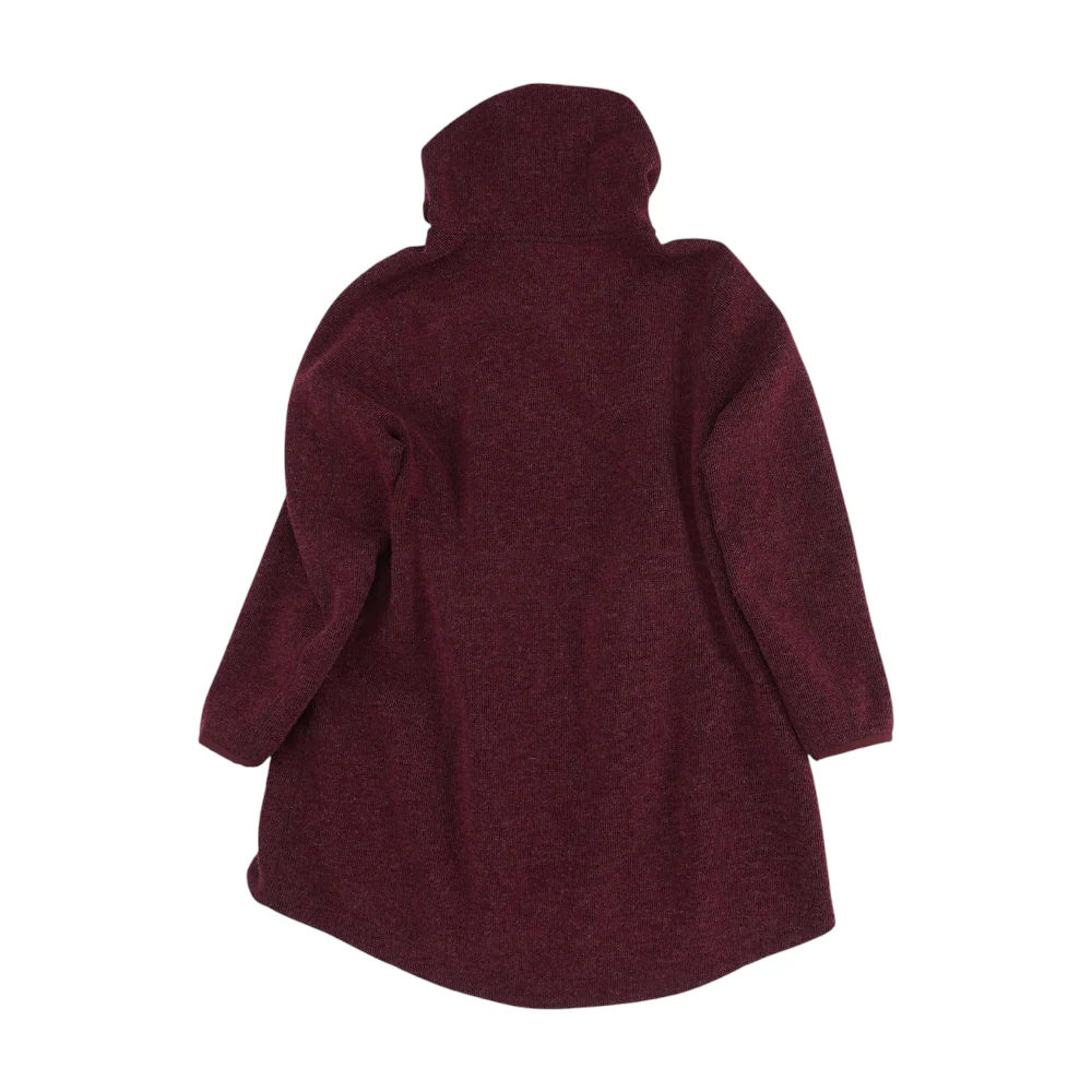 Burgundy Plus Solid Jacket - Image 2