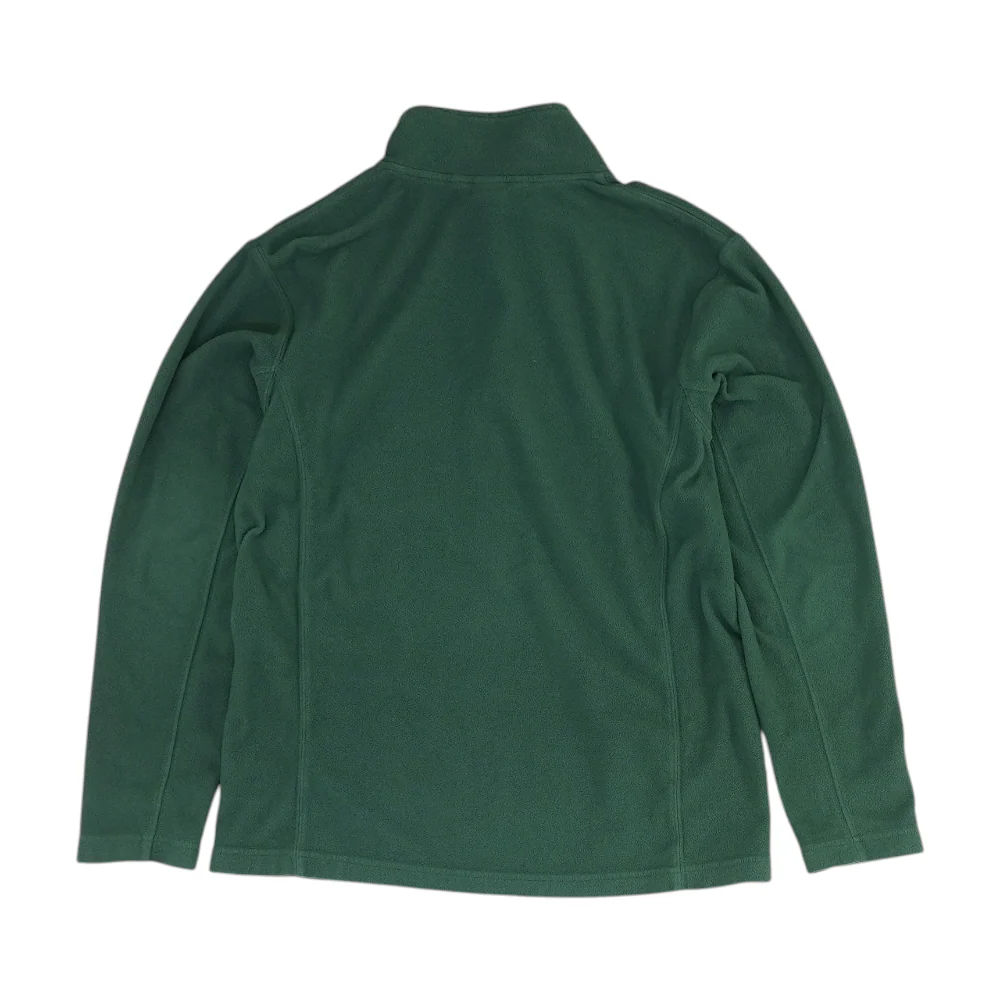 Green Solid 1/4 Zip Pullover - Image 2