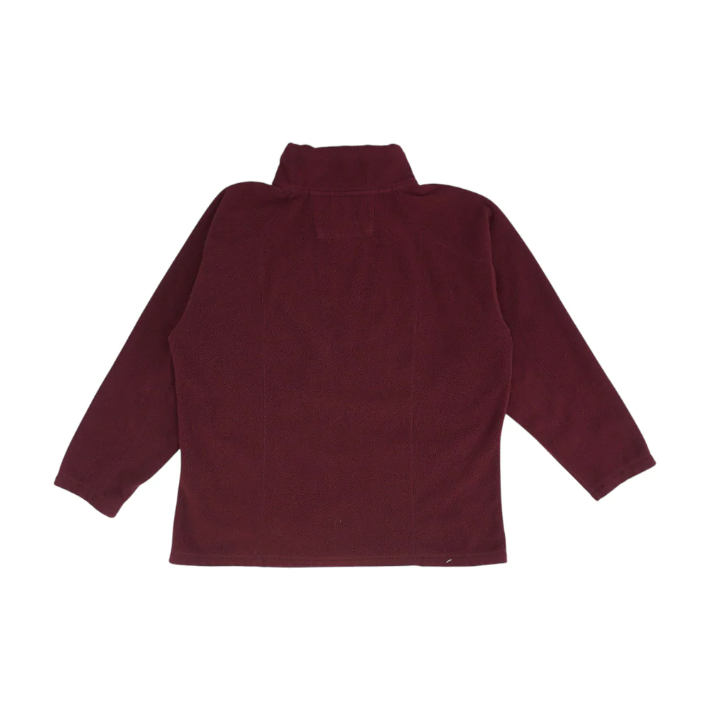 Maroon Solid Jacket - Image 2