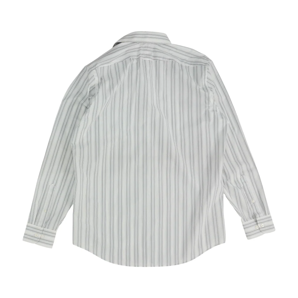 White Striped Long Sleeve Button Down - Image 2