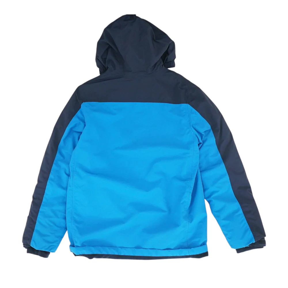 Blue Color Block Coat - Image 2