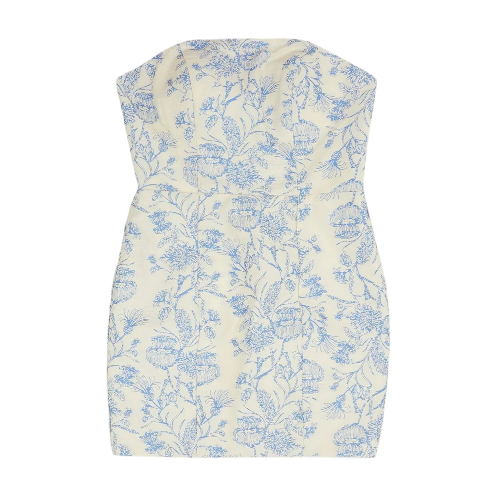 White Floral Mini Dress