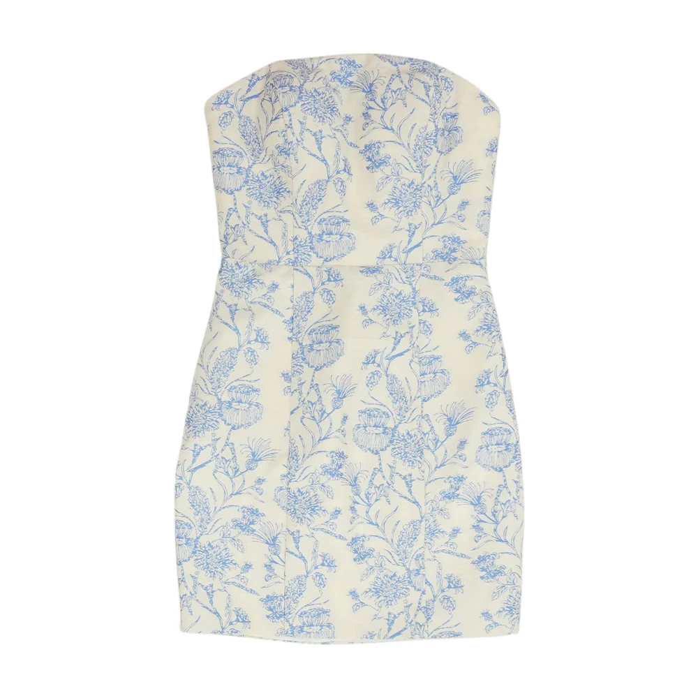 White Floral Mini Dress
