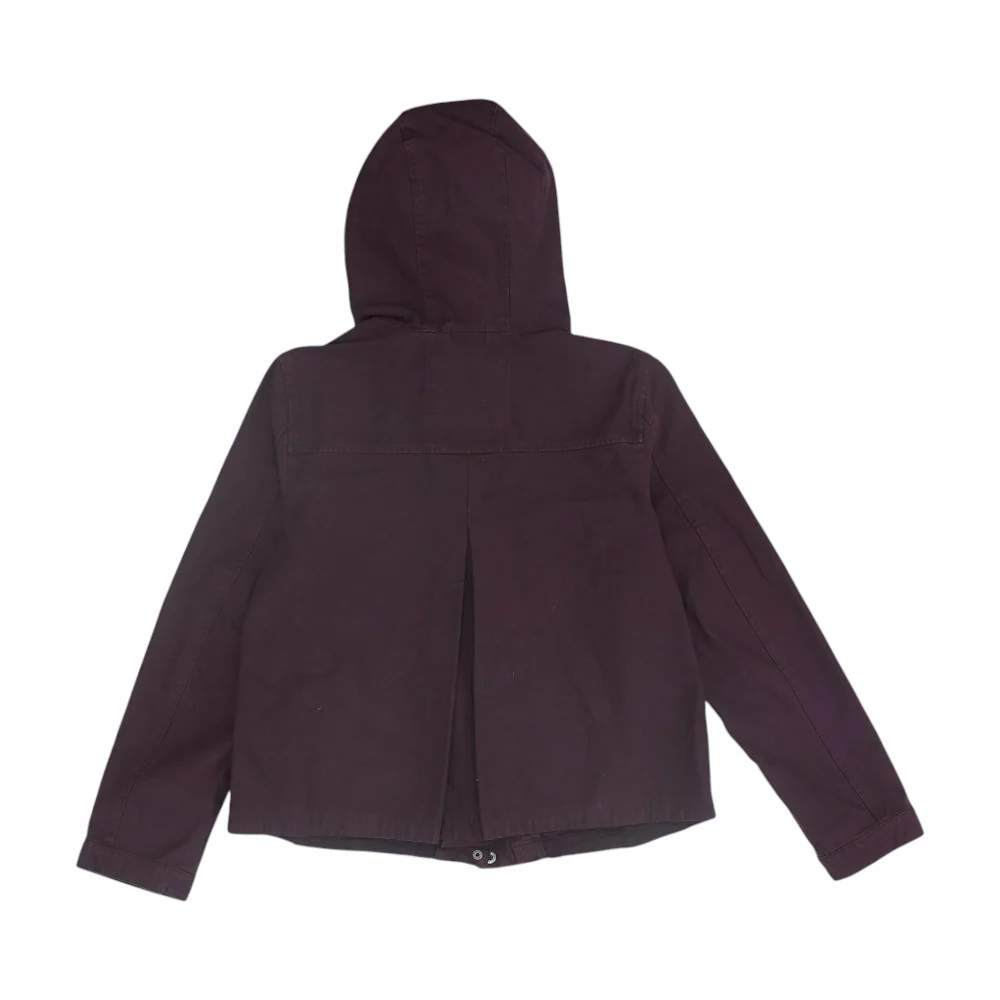 Maroon Solid Jacket - Image 2