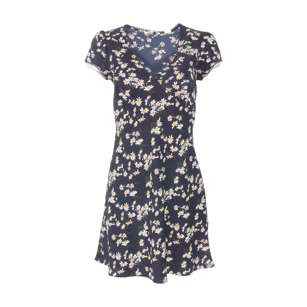Black Floral Mini Dress