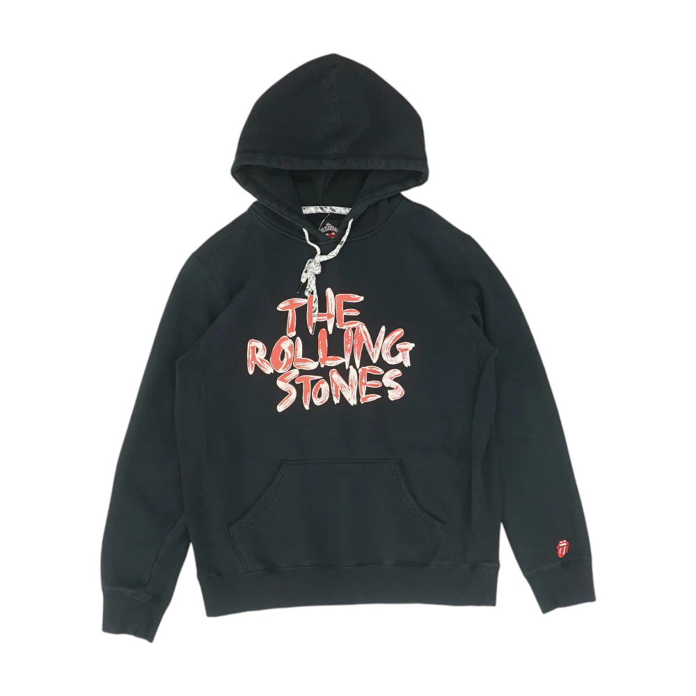 Black Solid Hoodie Pullover
