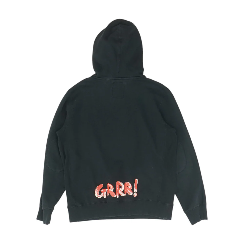 Black Solid Hoodie Pullover - Image 2