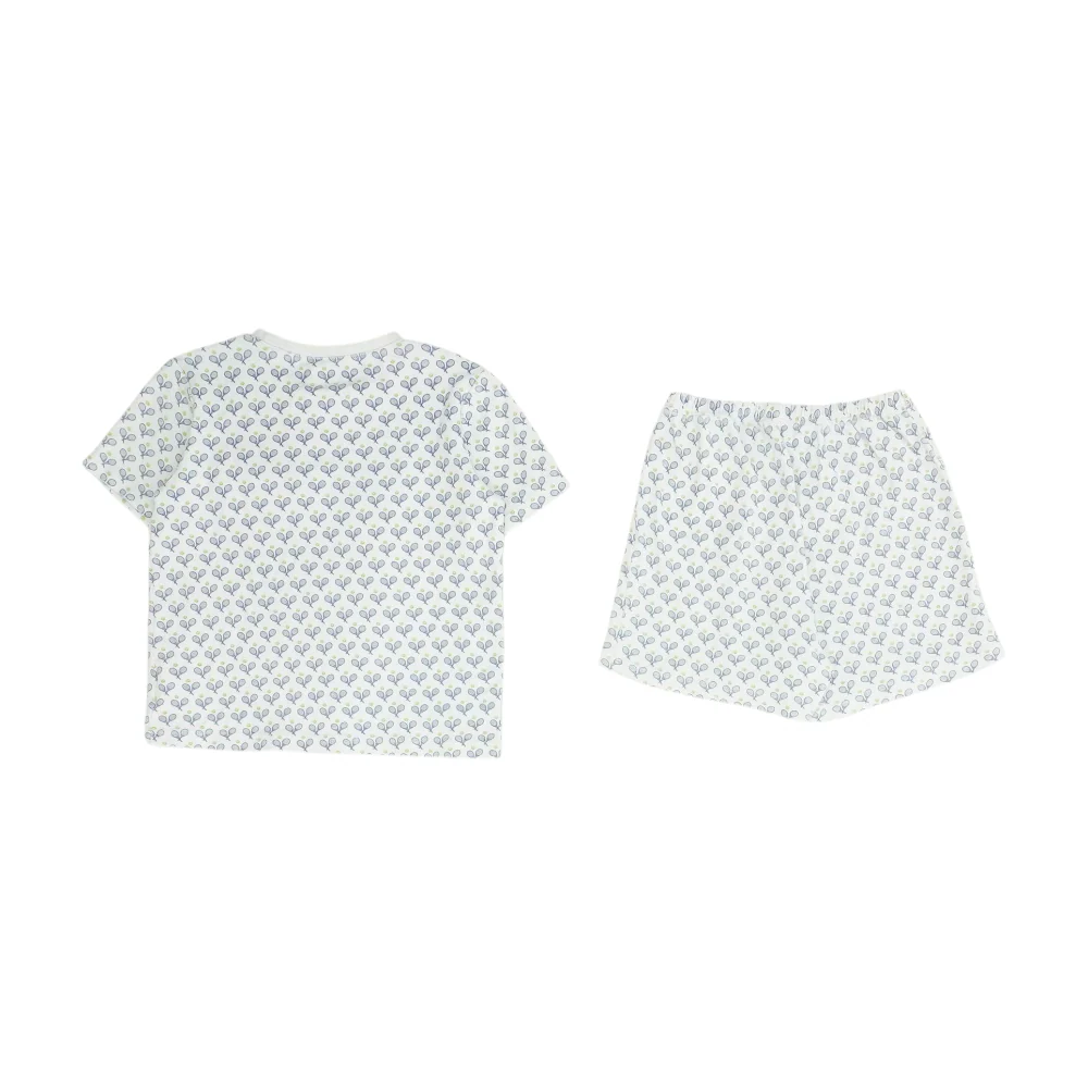 Blue Graphic Short Sleeve Set - Image 2