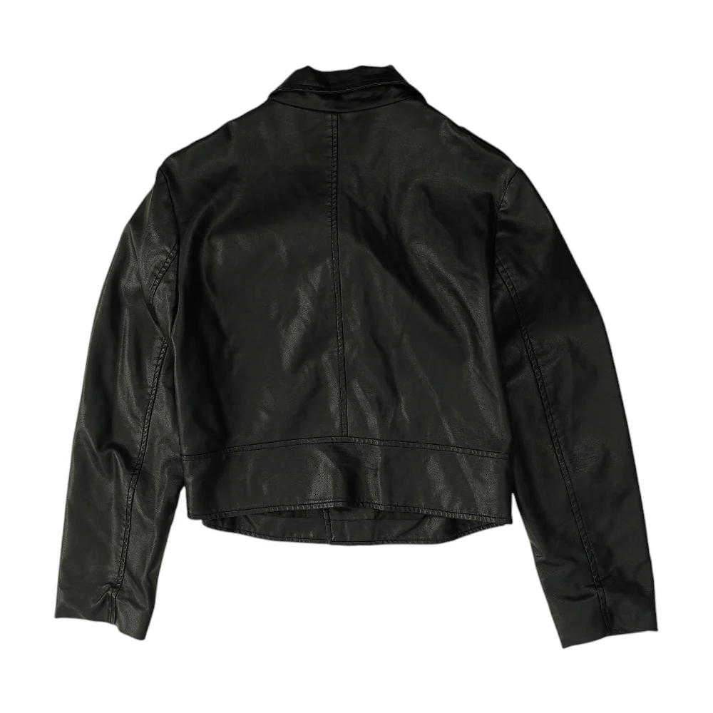 Black Solid Jacket - Image 2