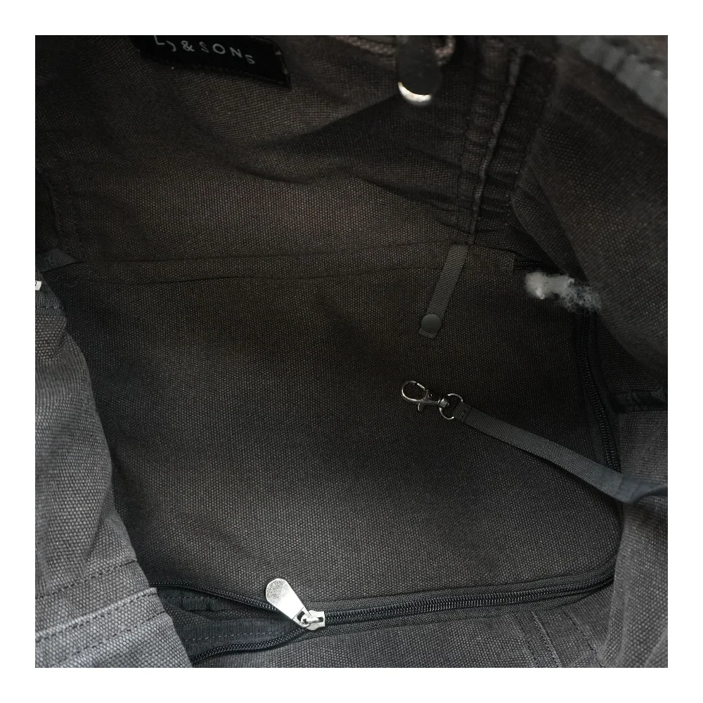 Charcoal Weekender Bag - Image 3