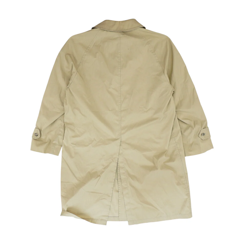 Beige Short Solid Coat - Image 2