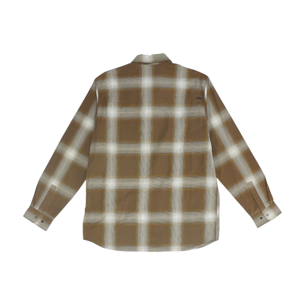 Brown Plaid Long Sleeve Button Down - Image 2