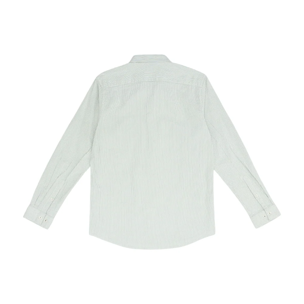 Green Striped Long Sleeve Button Down - Image 2