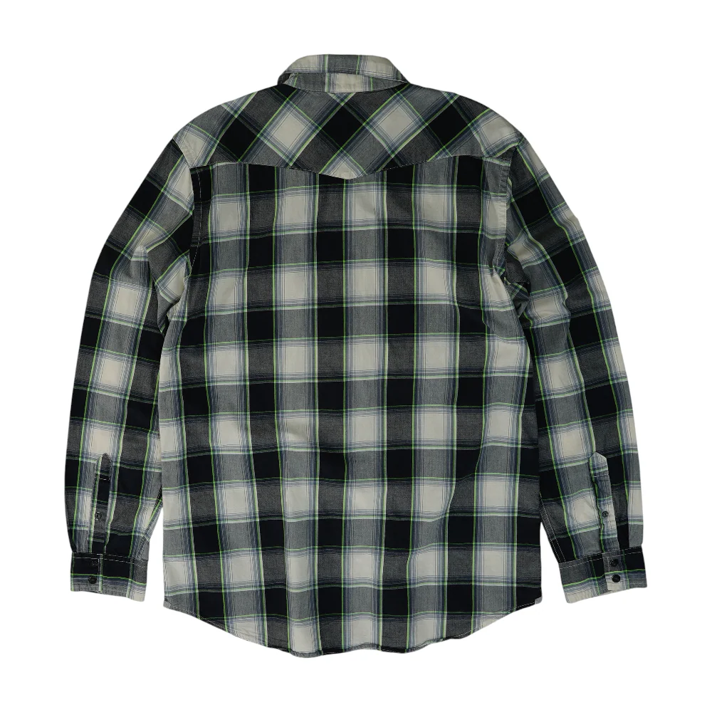 Multi Tall Plaid Long Sleeve Button Down - Image 2