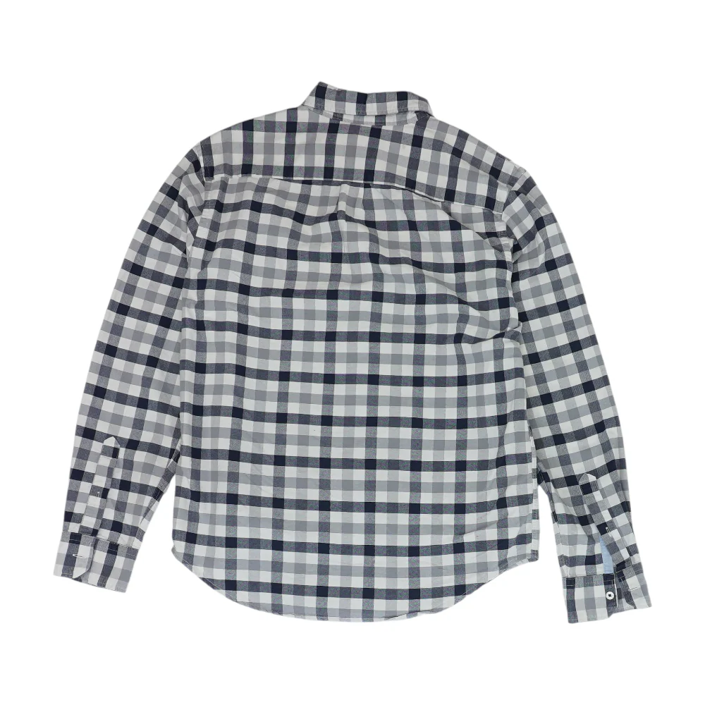 White Check Long Sleeve Button Down - Image 2