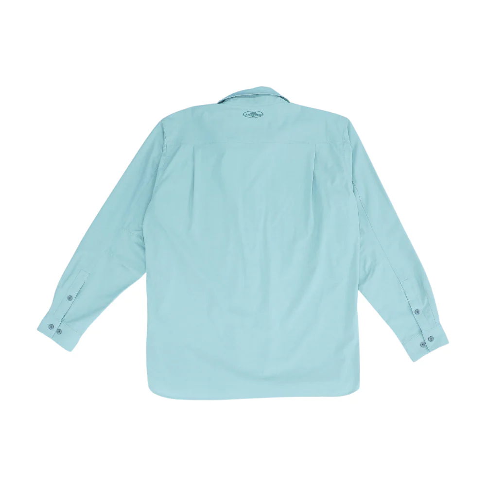 Green Solid Long Sleeve Button Down - Image 2