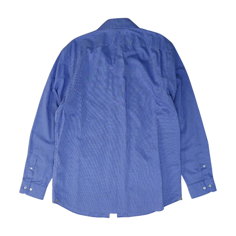 Blue Check Long Sleeve Button Down - Image 2