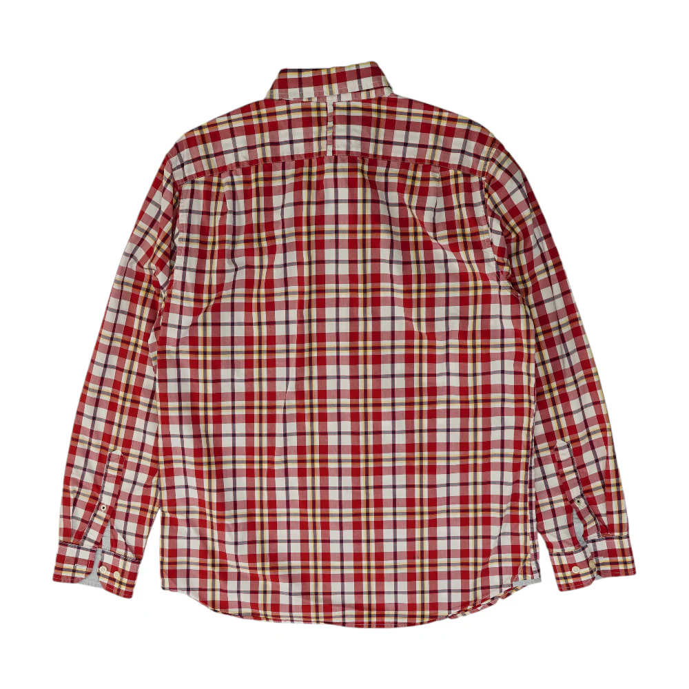 Red Plaid Long Sleeve Button Down - Image 2