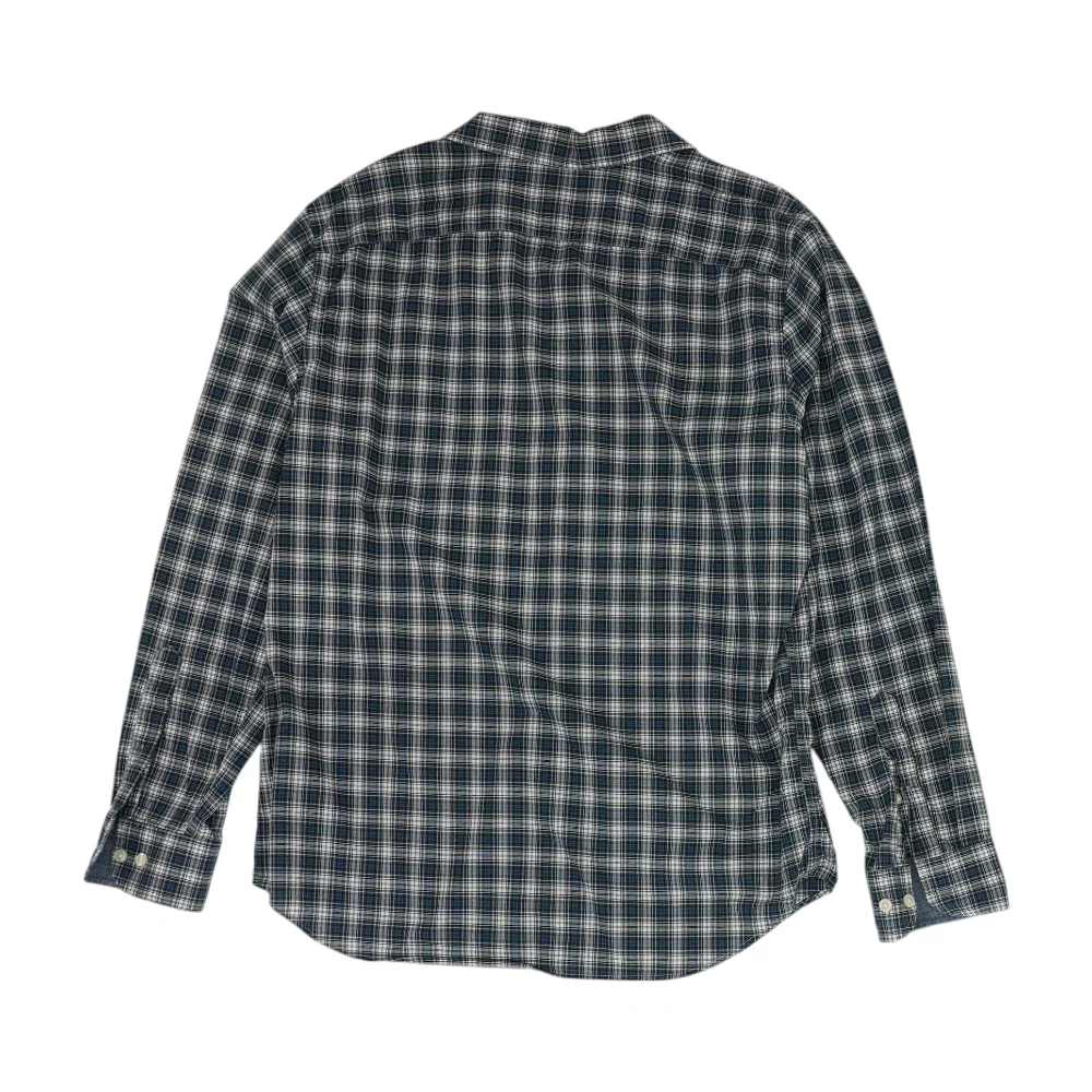Blue Plaid Long Sleeve Button Down - Image 2