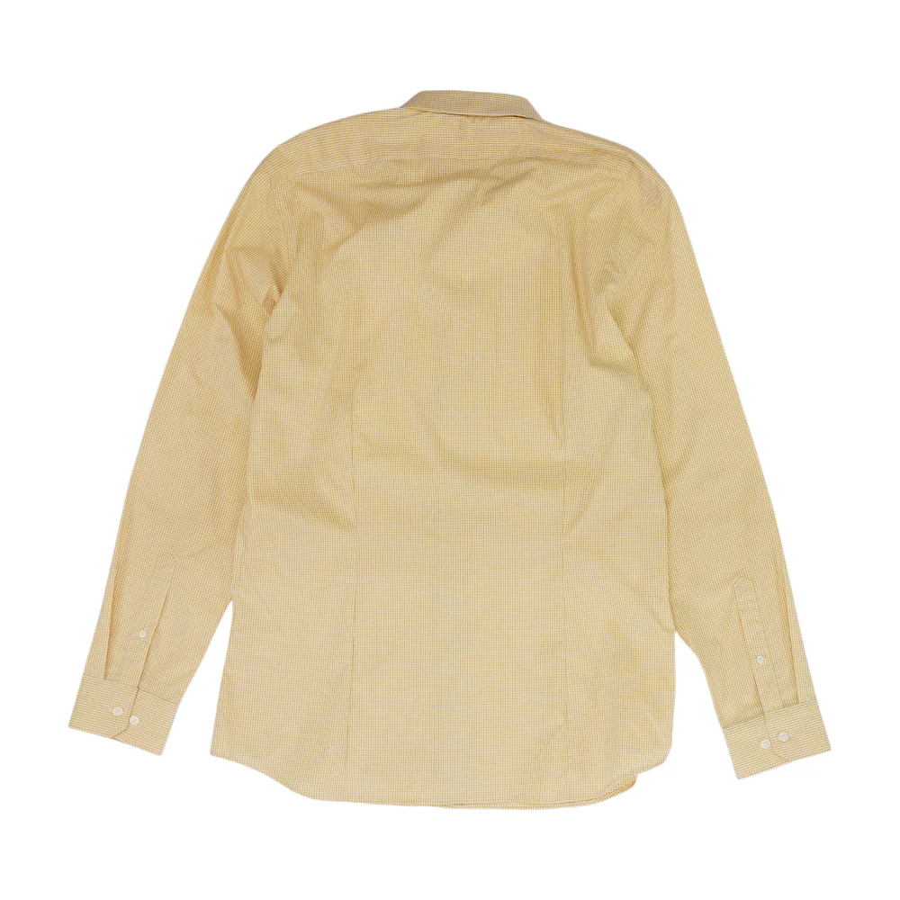 Yellow Tall Check Long Sleeve Button Down - Image 2