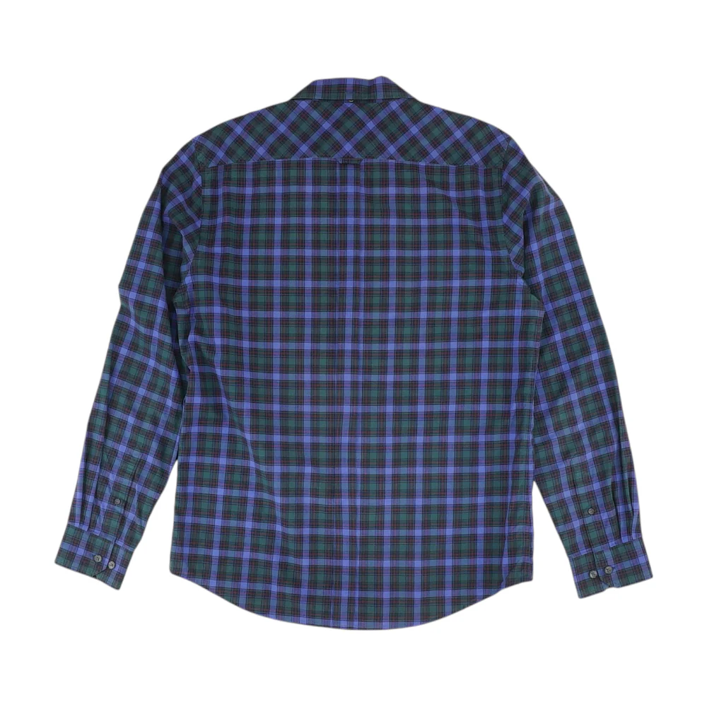 Blue Plaid Long Sleeve Button Down - Image 2
