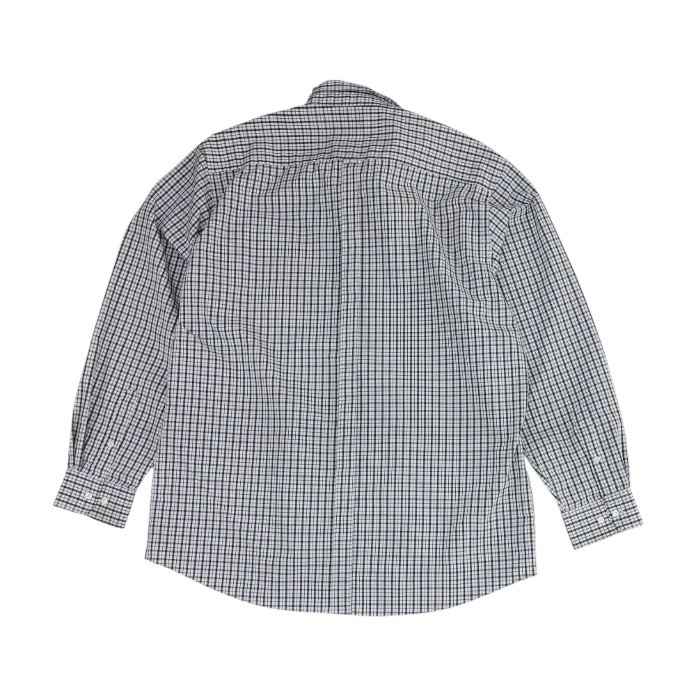 Blue Plaid Long Sleeve Button Down - Image 2
