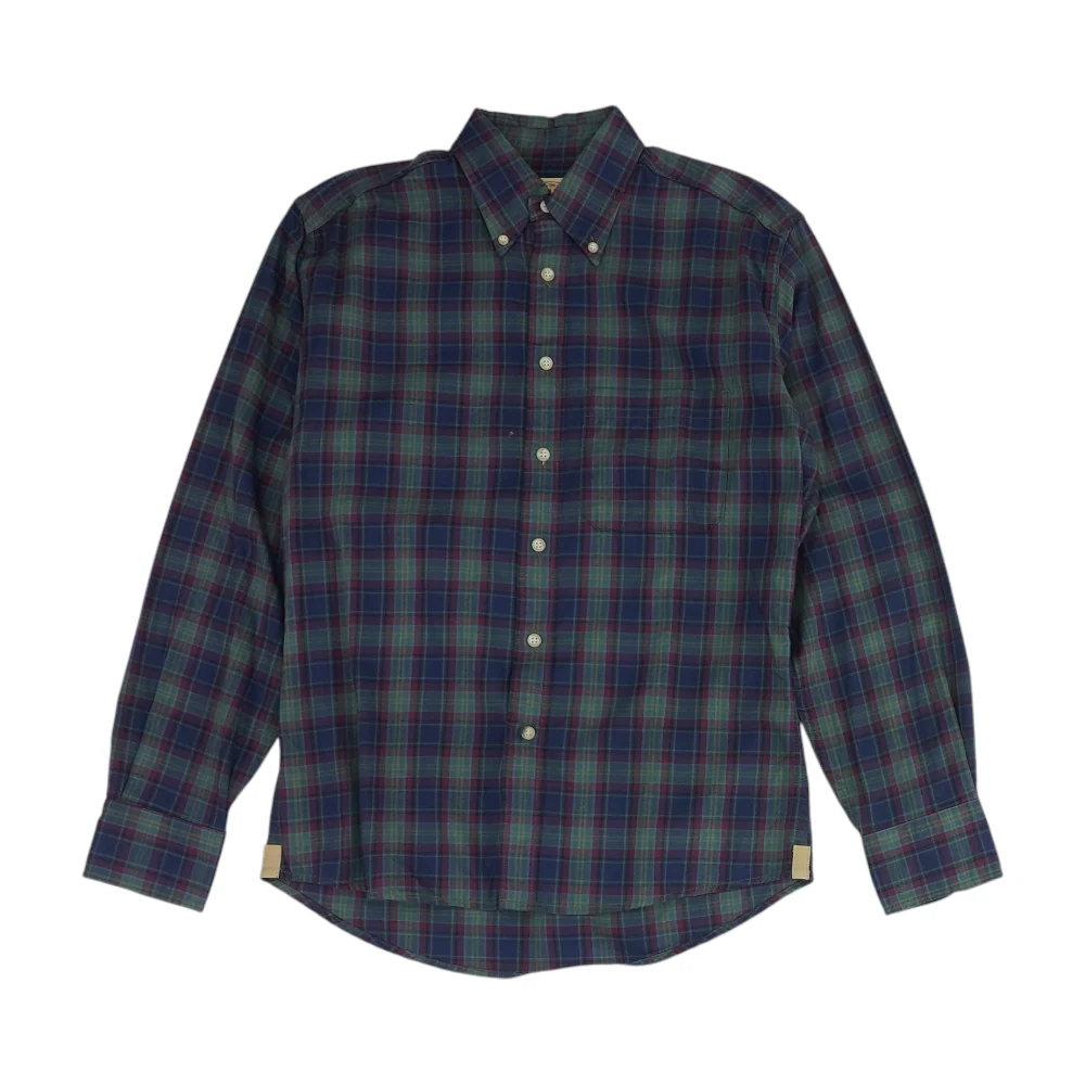 Multi Plaid Long Sleeve Button Down