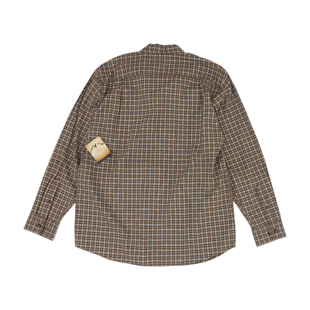 Brown Plaid Long Sleeve Button Down - Image 2