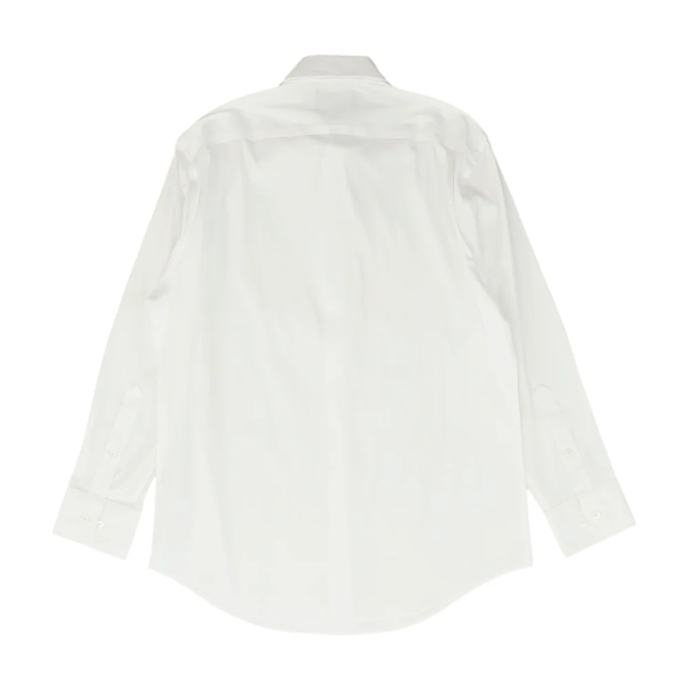 White Solid Long Sleeve Button Down - Image 2