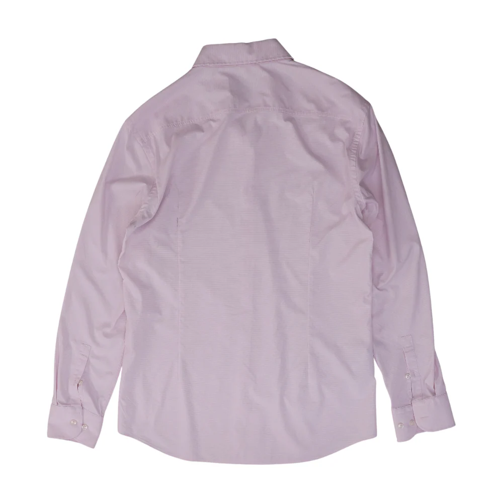 Pink Solid Long Sleeve Button Down - Image 2