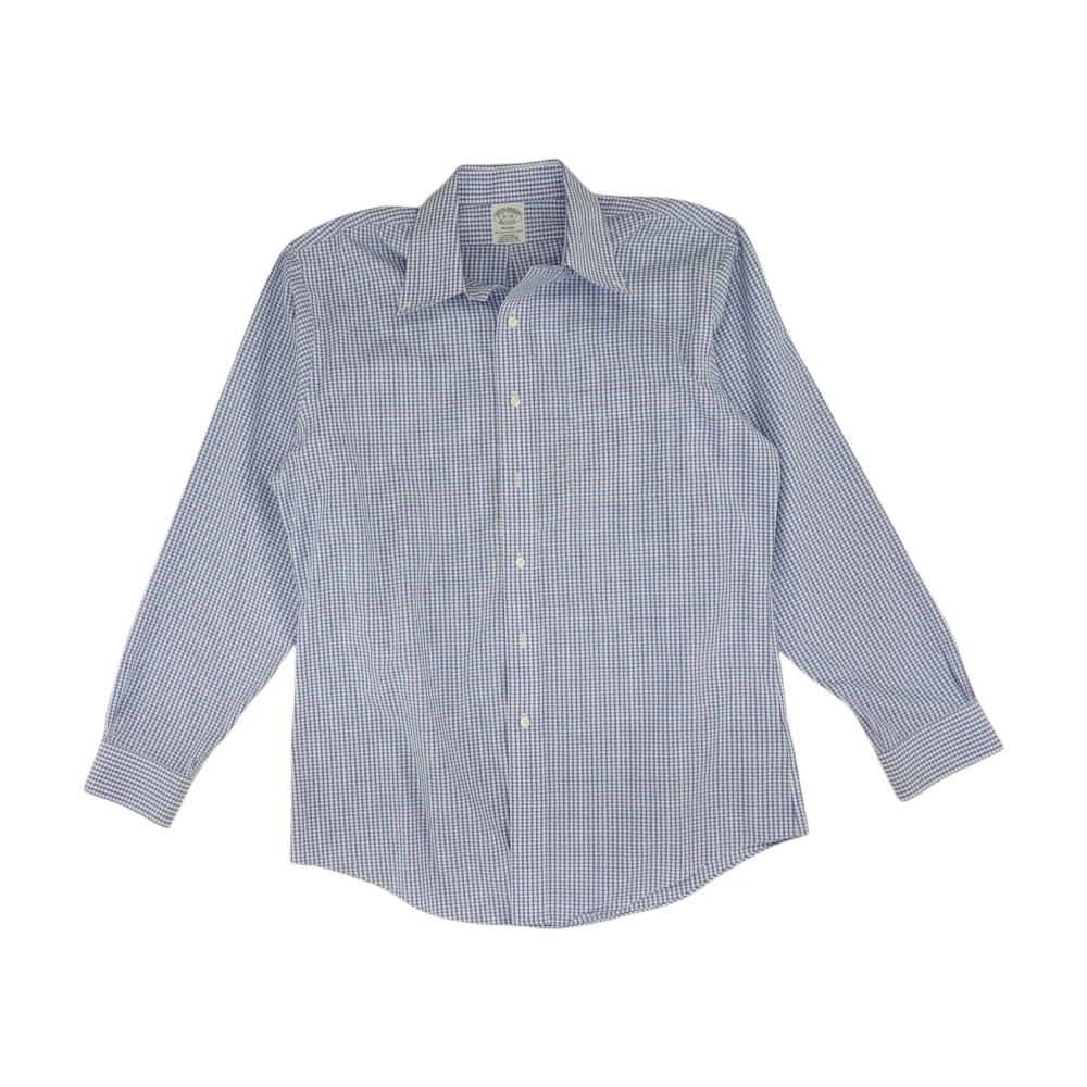 Blue Check Long Sleeve Button Down