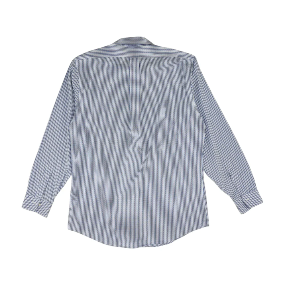 Blue Check Long Sleeve Button Down - Image 2