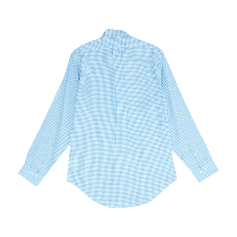 Blue Check Long Sleeve Button Down - Image 2