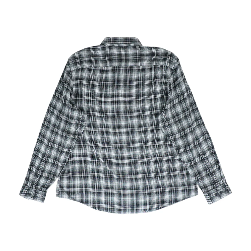 Black Plaid Long Sleeve Button Down - Image 2