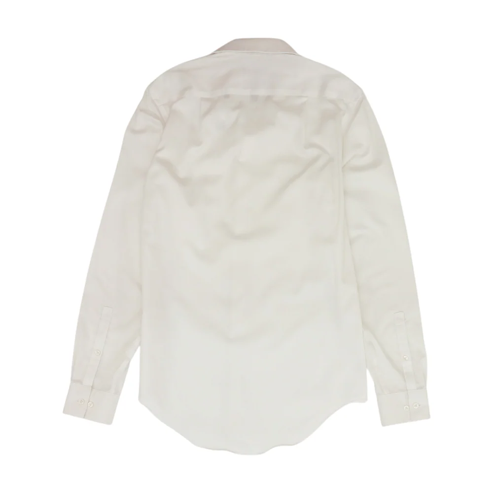 White Solid Long Sleeve Button Down - Image 2
