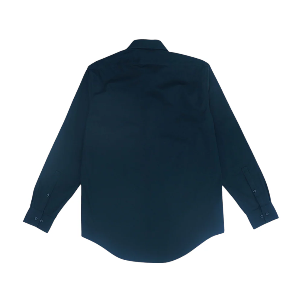 Black Solid Long Sleeve Button Down - Image 2