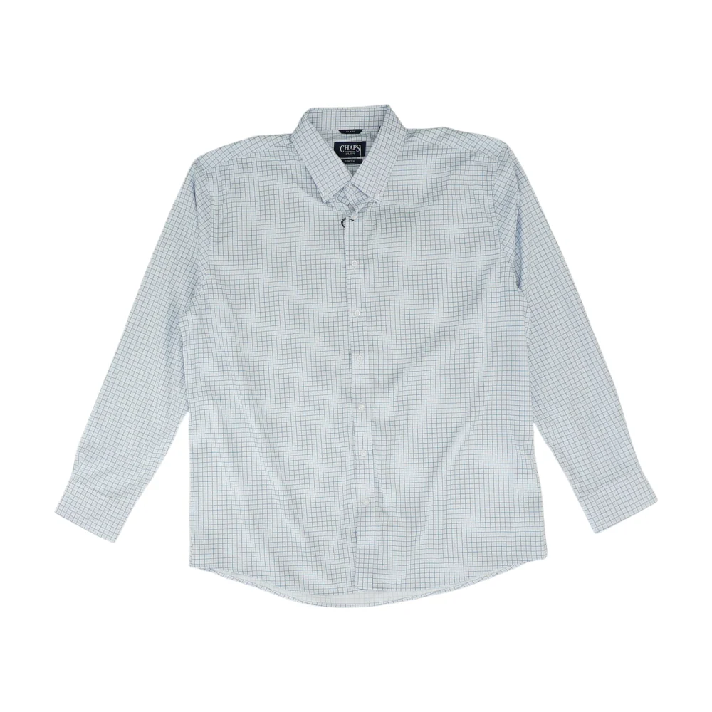 Blue Check Long Sleeve Button Down