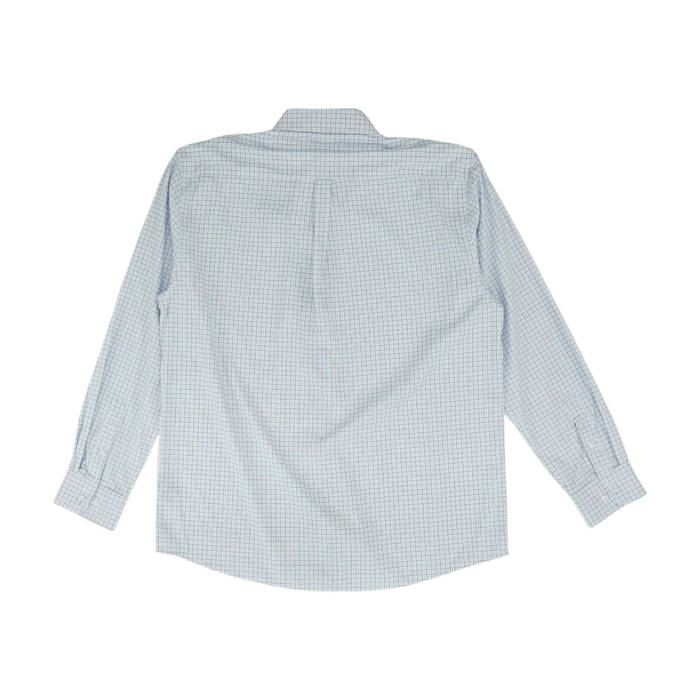 Blue Check Long Sleeve Button Down - Image 2