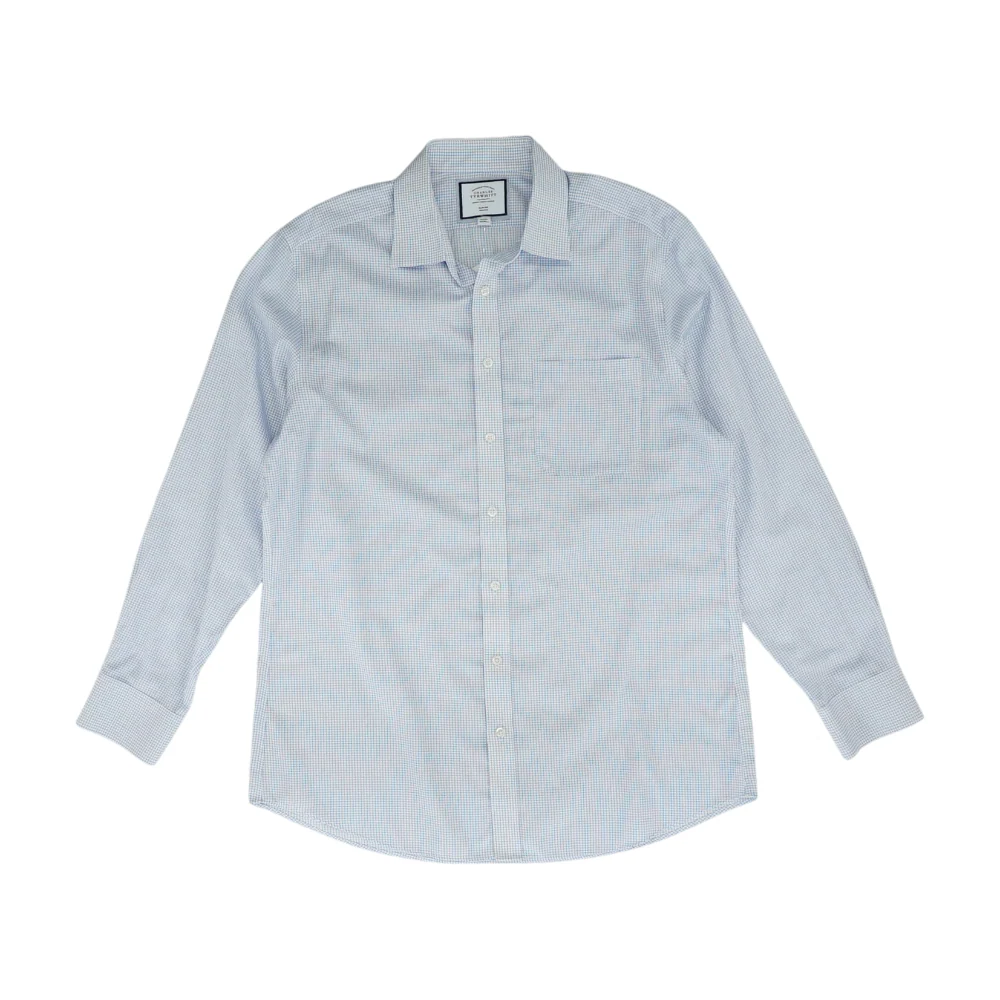 Blue Check Long Sleeve Button Down