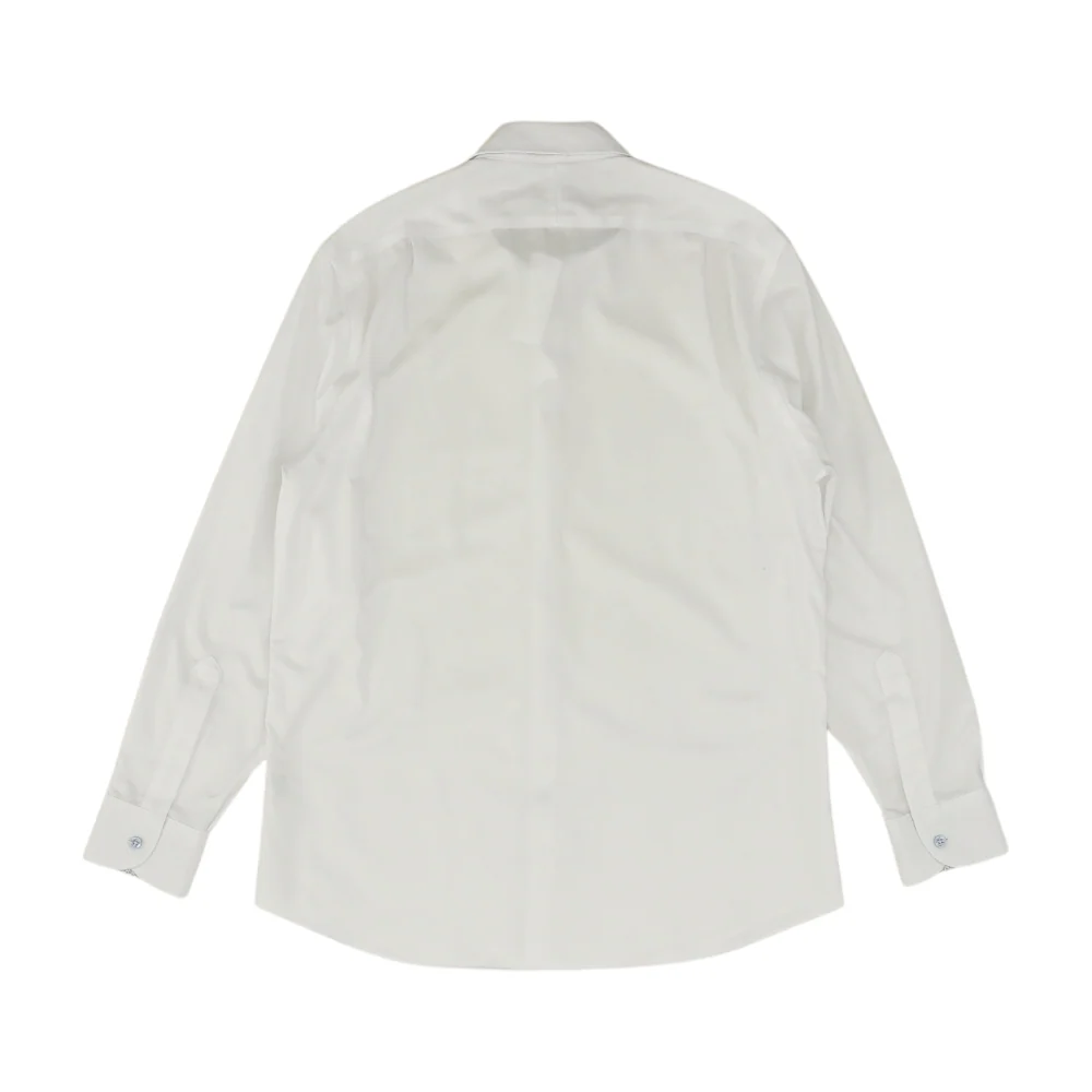 White Solid Long Sleeve Button Down - Image 2