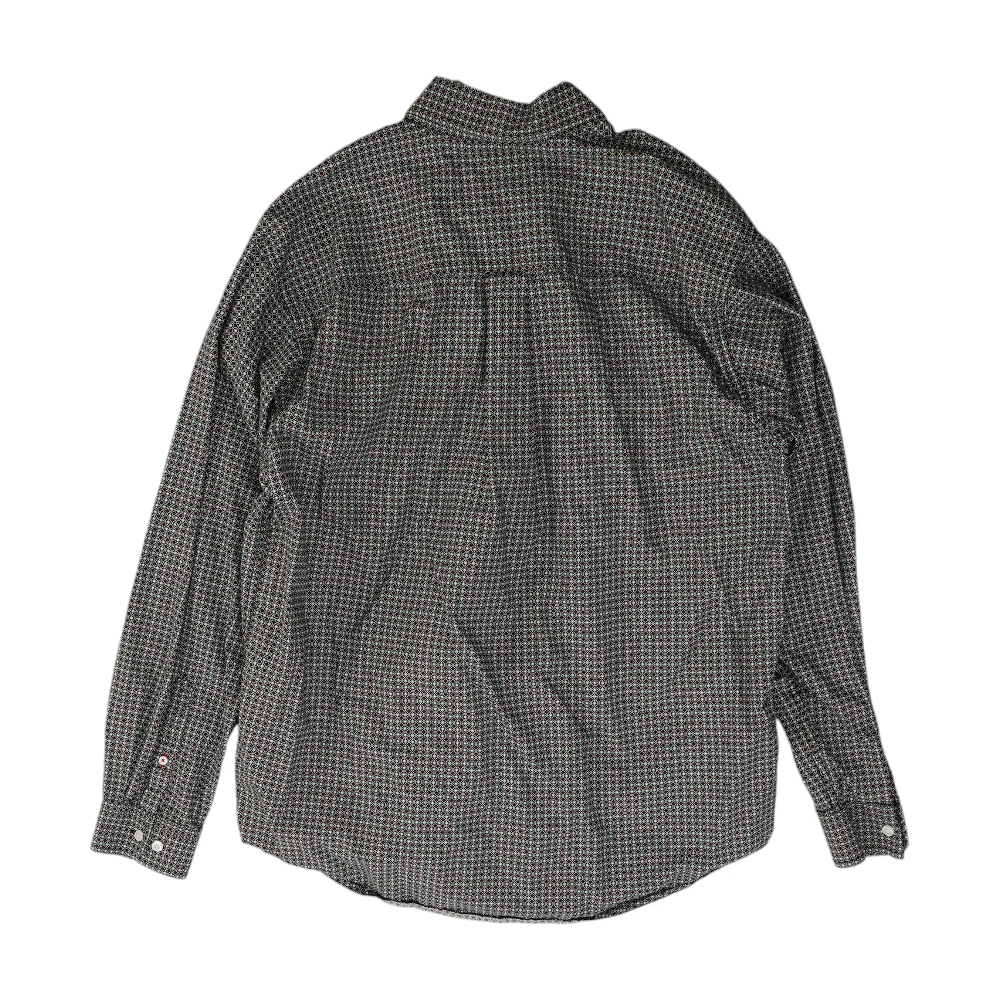 Black Print Long Sleeve Button Down - Image 2