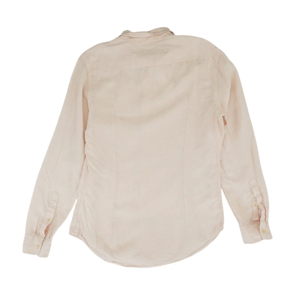 Pink Solid Long Sleeve Button Down - Image 2