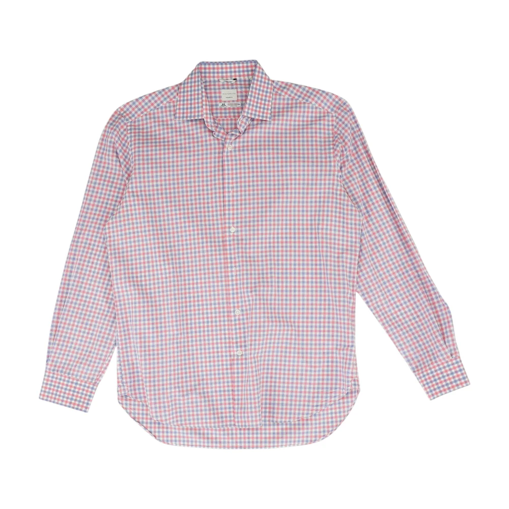 Pink Check Long Sleeve Button Down