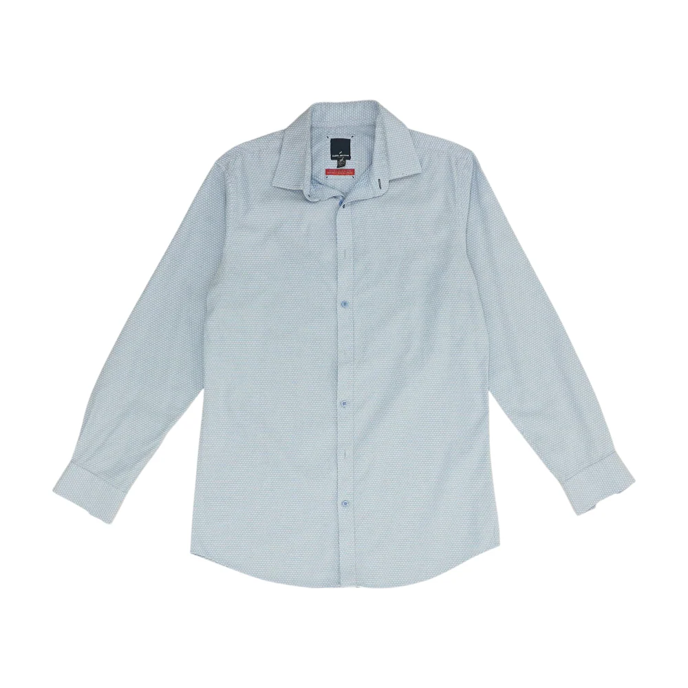 Blue Check Long Sleeve Button Down