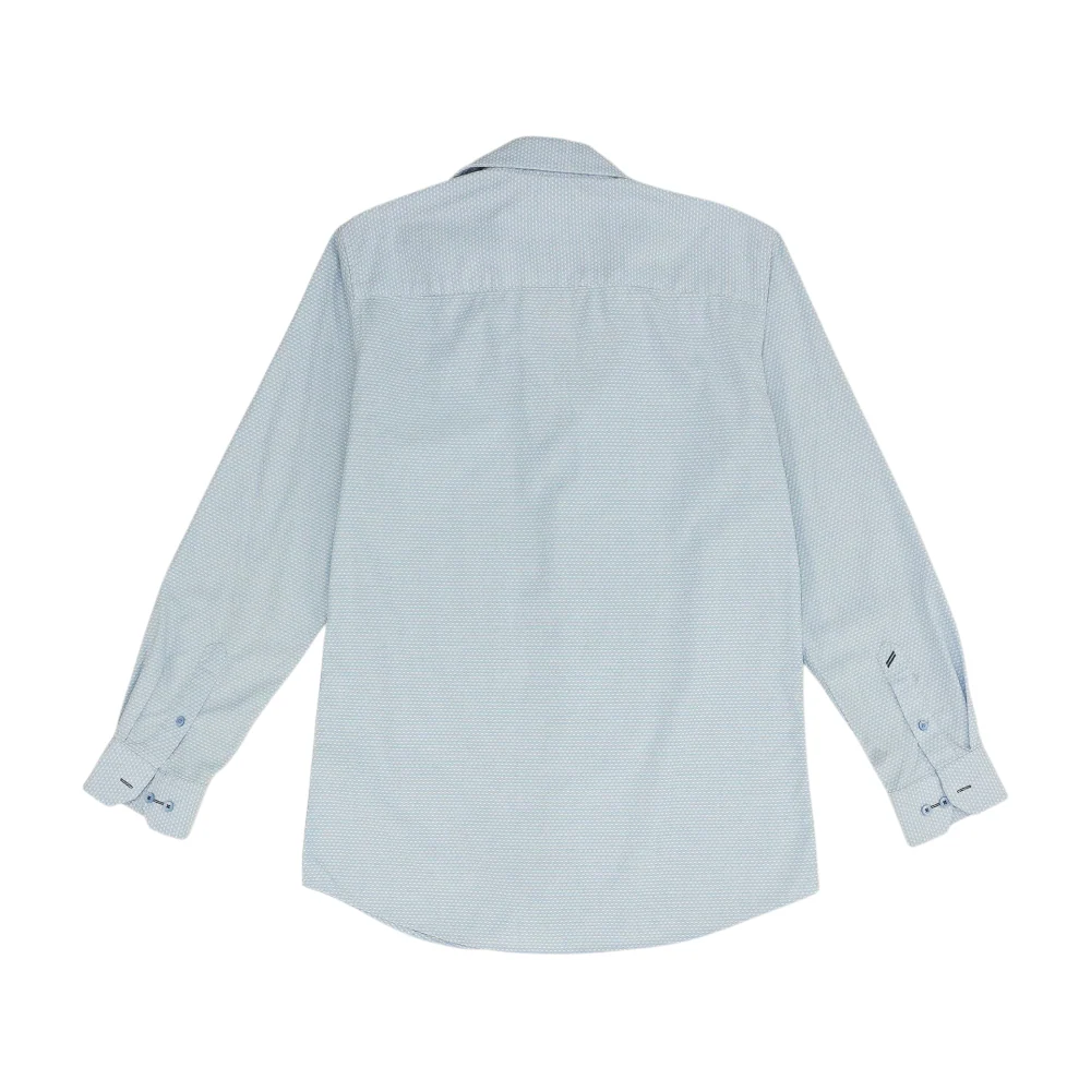 Blue Check Long Sleeve Button Down - Image 2