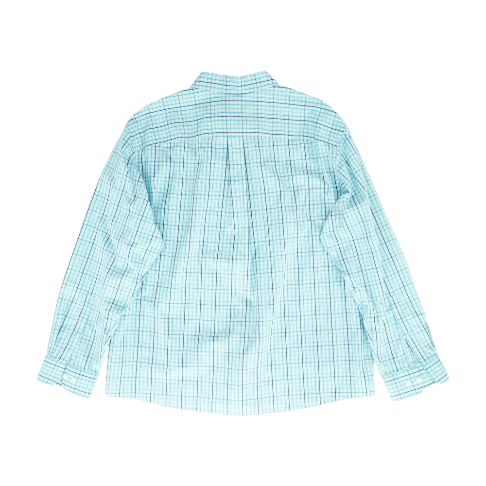 Blue Plaid Long Sleeve Button Down - Image 2