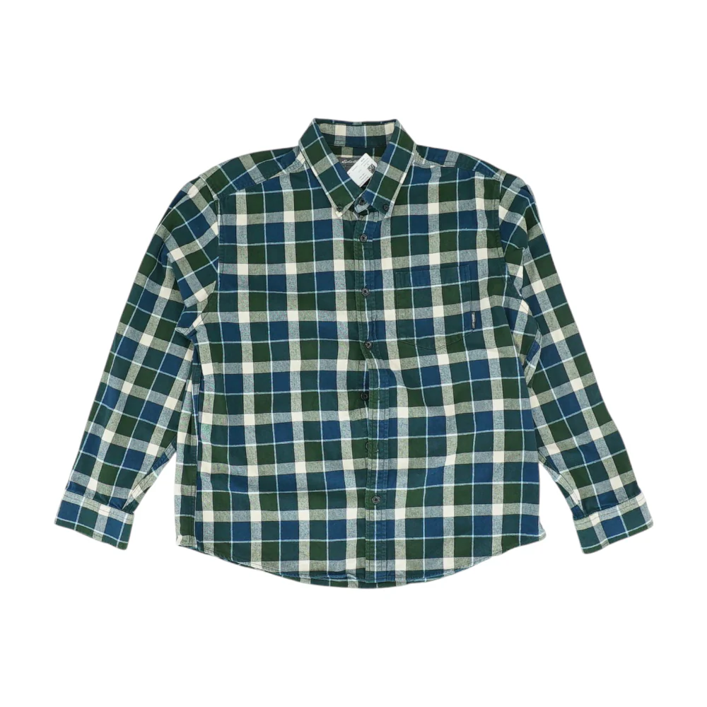 Multi Check Long Sleeve Button Down