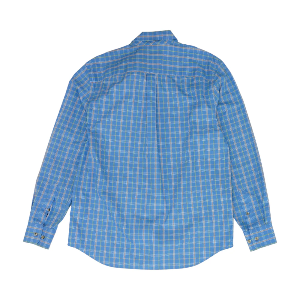 Blue Plaid Long Sleeve Button Down - Image 2