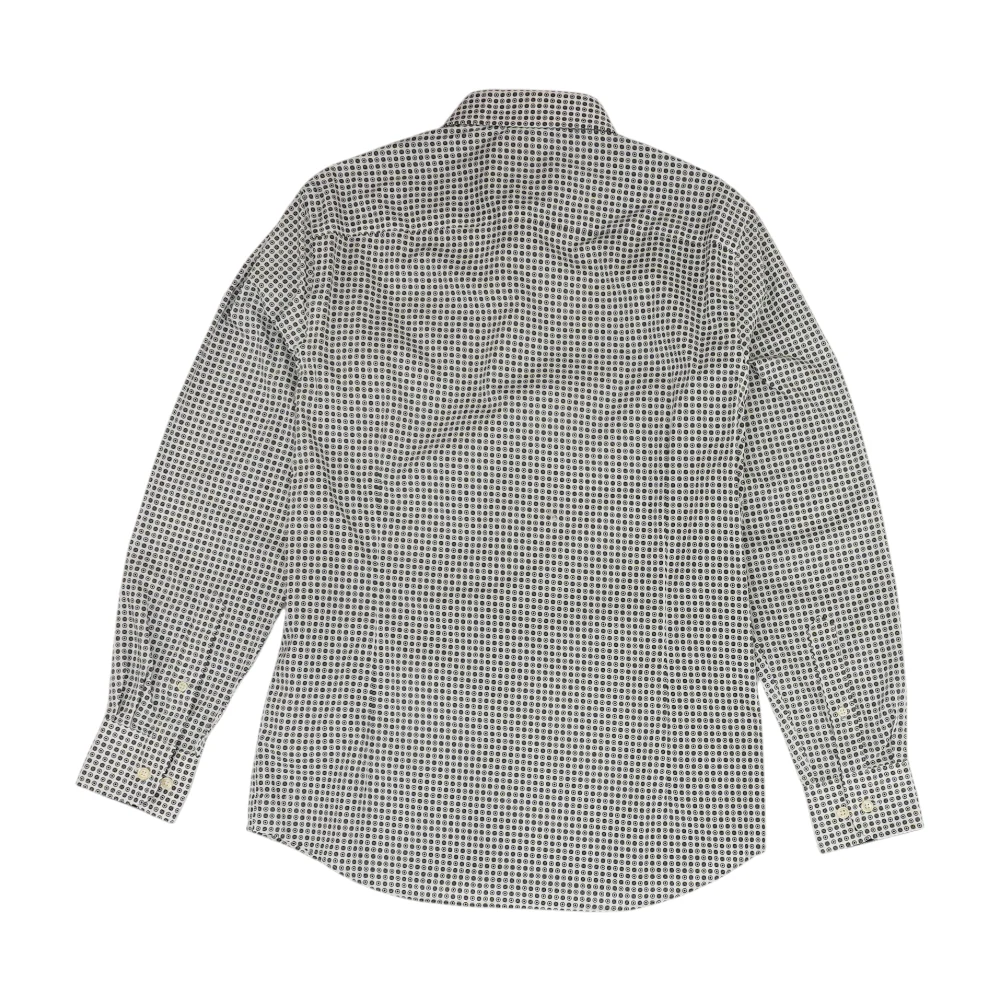 White Print Long Sleeve Button Down - Image 2